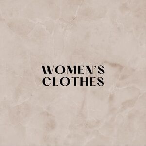 Women’s sized clothing